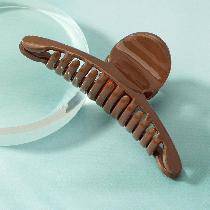 Dark Brown Hair Claw Clip