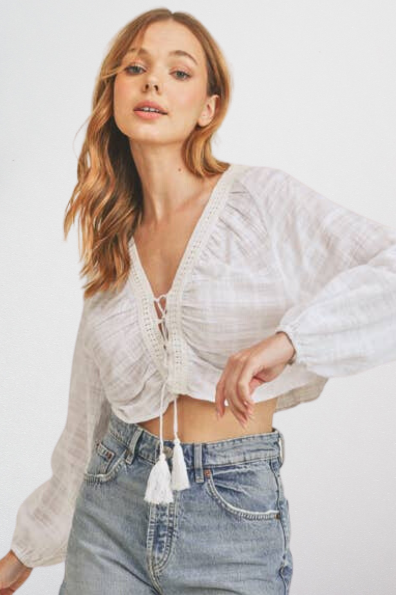 Easy Breezy Crop Shirt