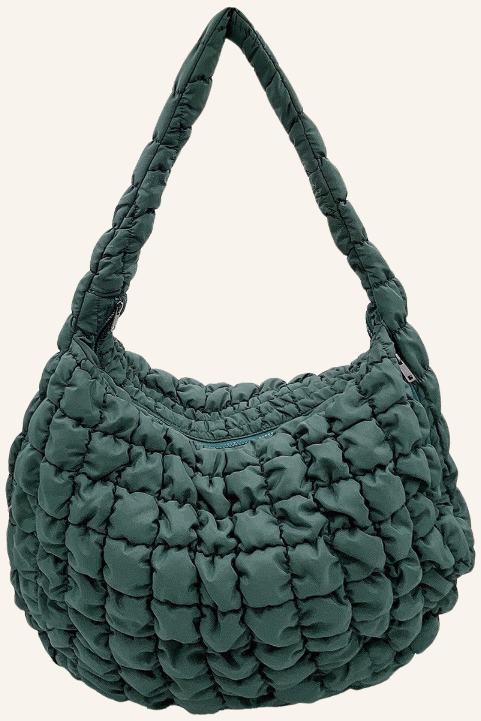 Puffer Bag in Basil