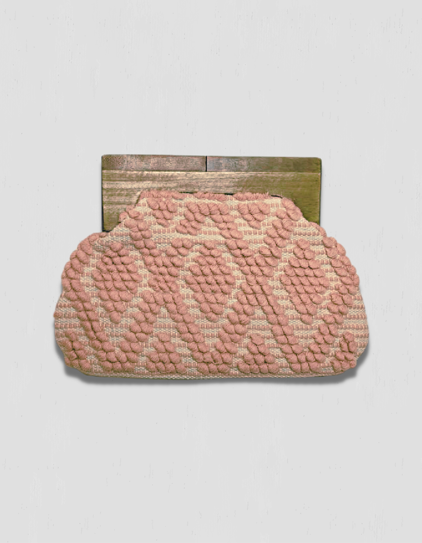 Boho Clutch in Vintage Pink